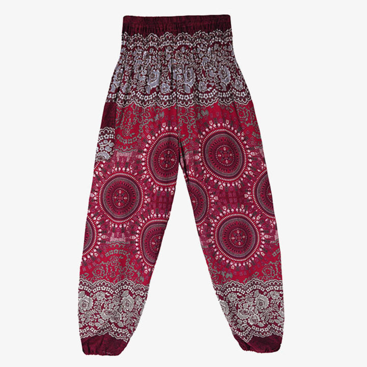 Buddha Stones Boho Pantalones Harem Sueltos Pantalones de Yoga para Mujer - image 27