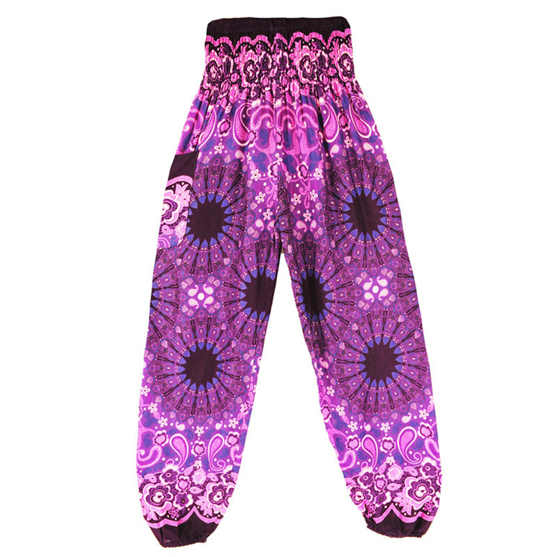 Pantalones de yoga para mujer con estampado geométrico de mandala y piedras de Buddha Stones - image 42