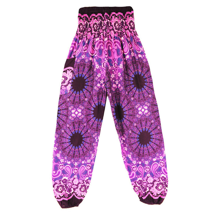 Pantalones de yoga para mujer con estampado geométrico de mandala y piedras de Buddha Stones - image 42