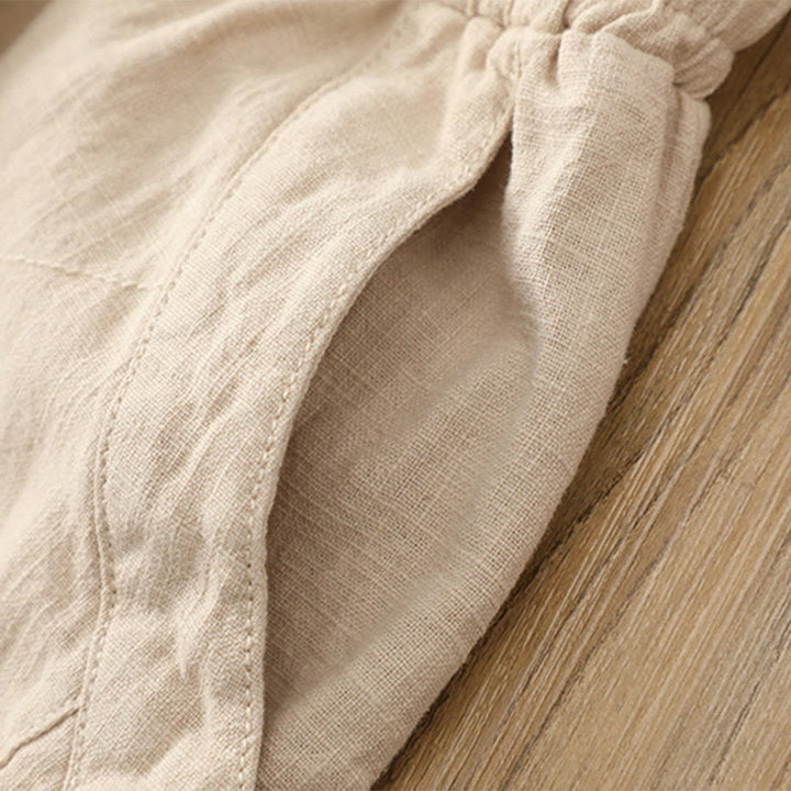 Pantalones harén de yoga sueltos de color sólido con Buddha Stones y bolsillos - image 12