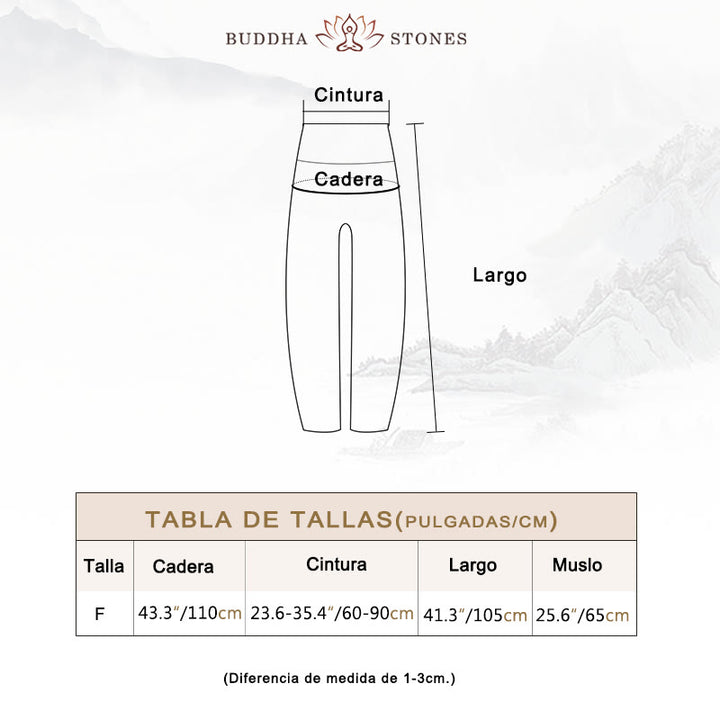 Pantalones de yoga para mujer con estampado geométrico de mandala y piedras de Buddha Stones - image 6