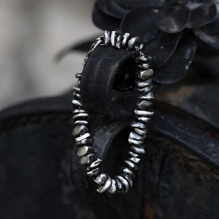 Pulsera de protección con forma de cambio pequeño de plata de ley 999 con Buddha Stones - image 10