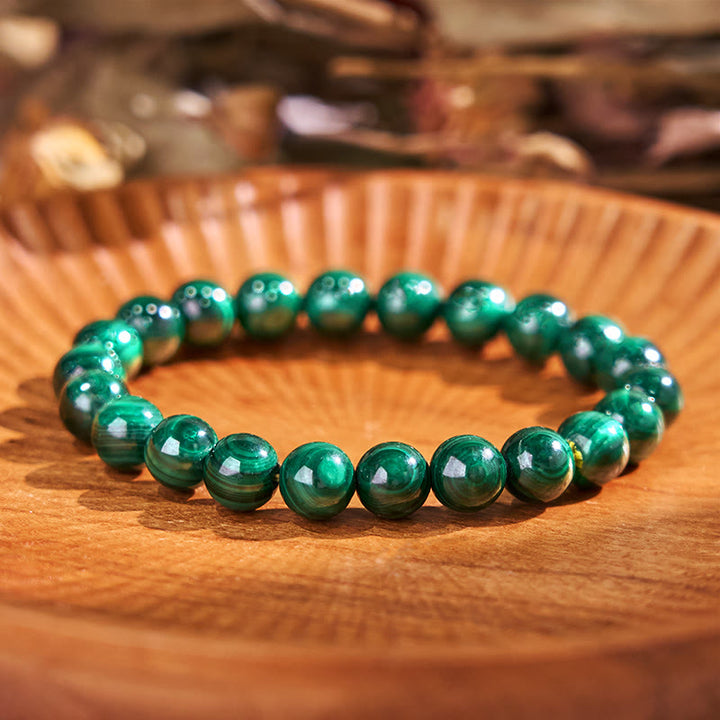 Pulsera de apoyo para el equilibrio y la calma de la serie verde Love Self de Buddha Stones