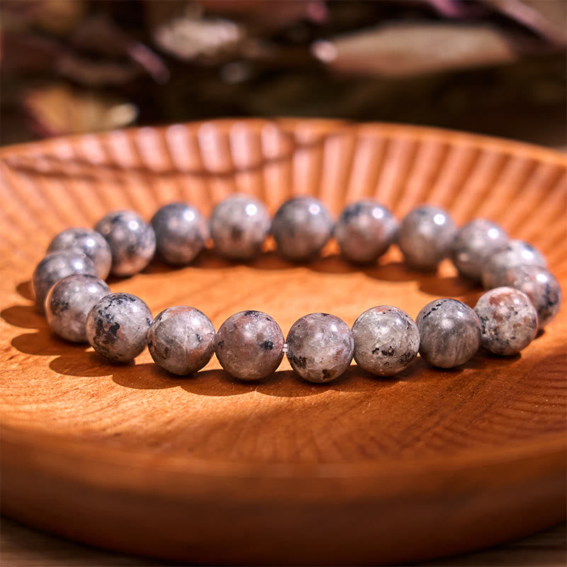 Pulsera de equilibrio de conexión a tierra de la serie de colores neutros con Buddha Stones que conducen de regreso a la Tierra