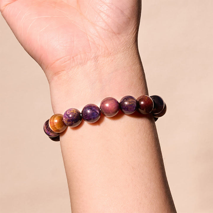 Pulsera de tranquilidad y amor con Buddha Stones que restauran la calma en colores fríos