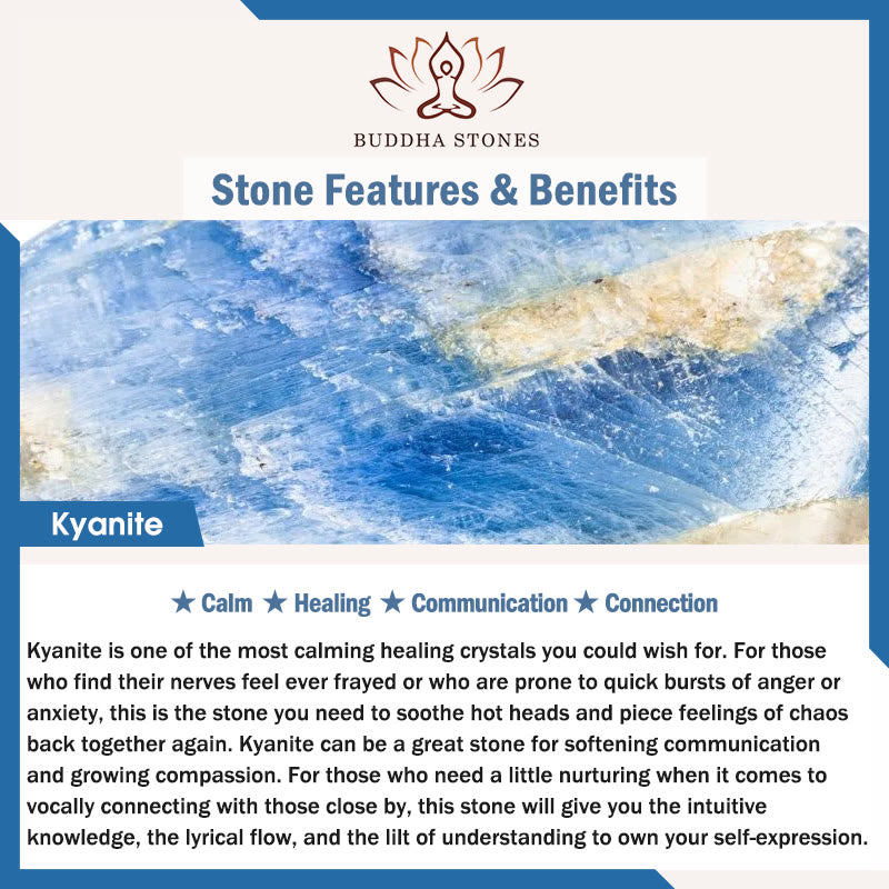 Pulsera de tranquilidad y amor con Buddha Stones que restauran la calma en colores fríos