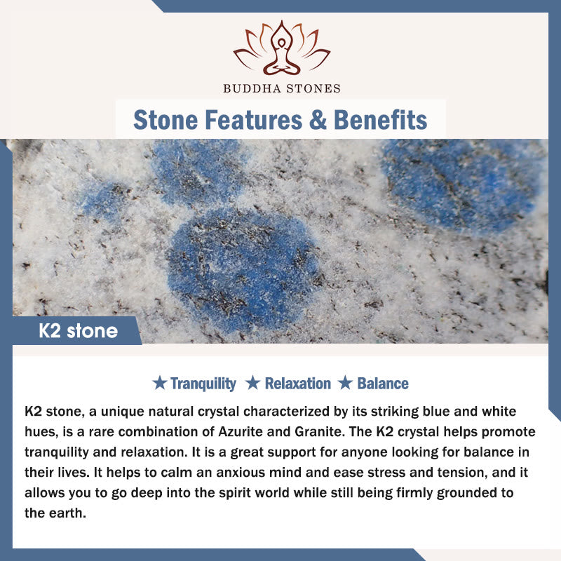 Pulsera de tranquilidad y amor con Buddha Stones que restauran la calma en colores fríos