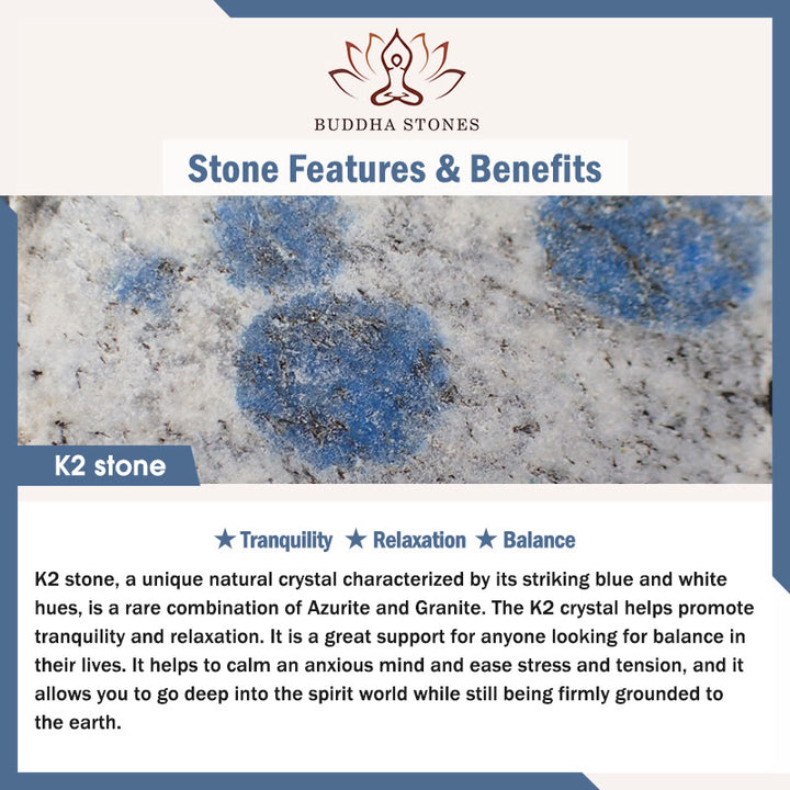 Pulsera de tranquilidad y amor con Buddha Stones que restauran la calma en colores fríos