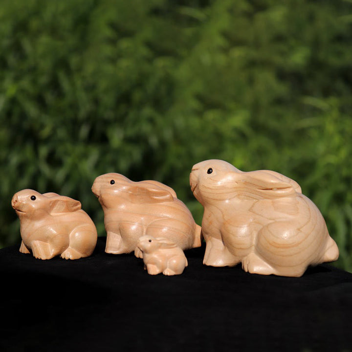 Estatua de madera de durazno con el símbolo Fu del zodiaco chino del año de la serpiente y Buddha Stones para decoración del hogar - image 18