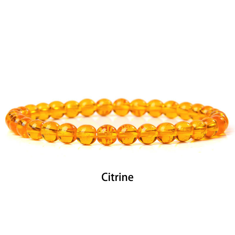 Pulsera protectora con cuentas de ojo de tigre rojo y Buddha Stones de 6 mm y cristales de varias piedras con purpurina negra