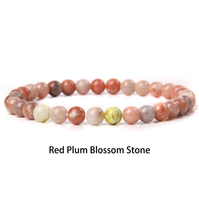 Pulsera protectora con cuentas de ojo de tigre rojo y Buddha Stones de 6 mm y cristales de varias piedras con purpurina negra