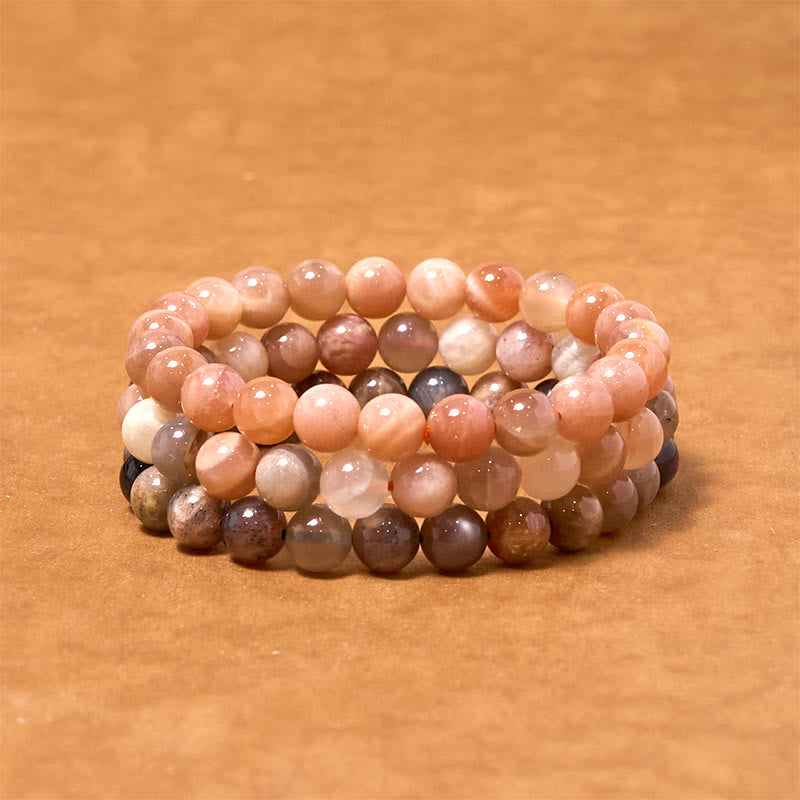 Pulsera Pasión Coraje Serie Naranja Rojo Buddha Stones Inspiran Creatividad