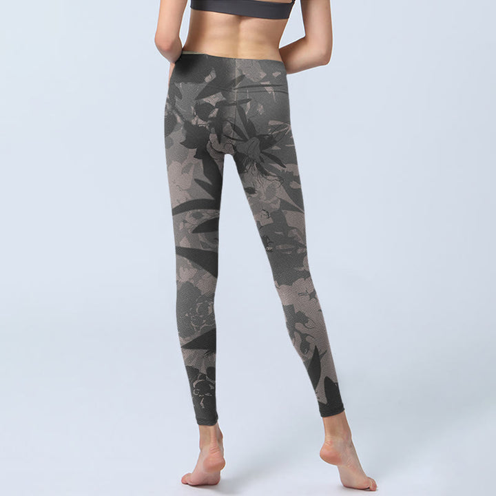 Leggings de yoga para mujer con estampado de Buddha Stones - image 7