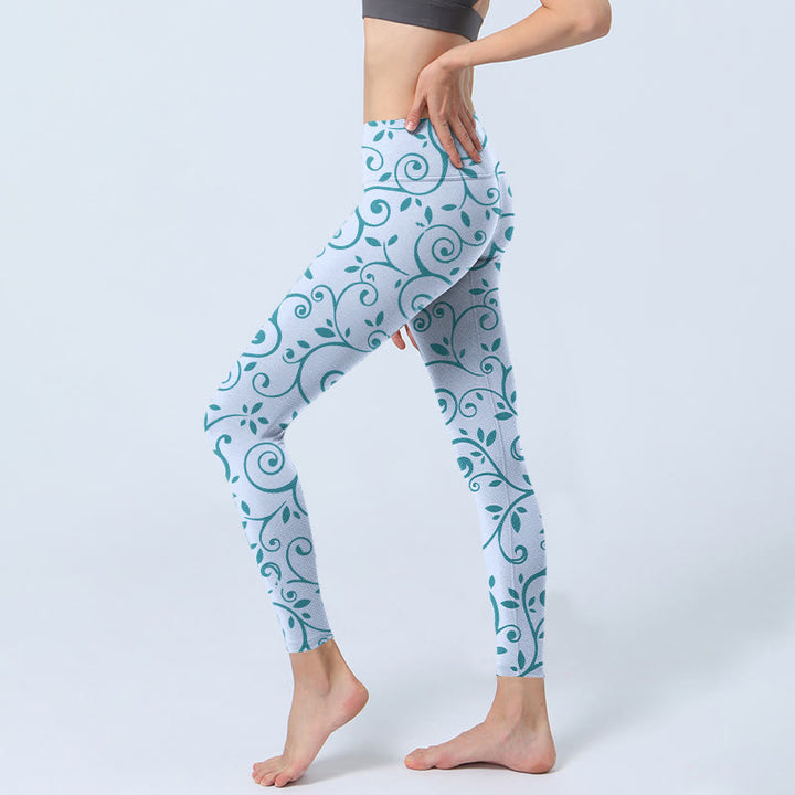 Leggings de yoga para mujer con estampado de Buddha Stones - image 3