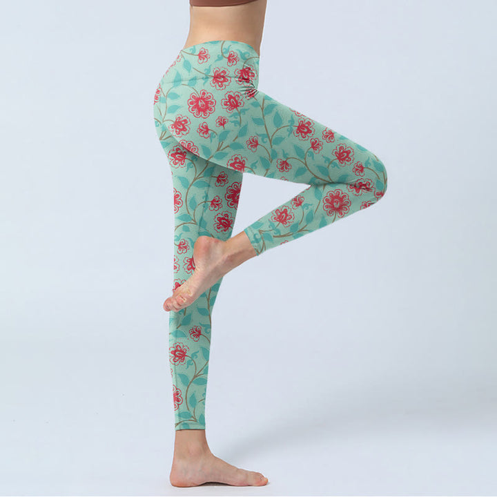 Leggings de yoga para mujer con estampado de Buddha Stones - image 4