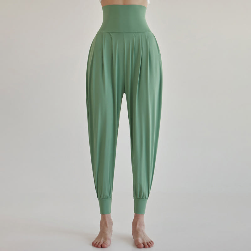 Pantalones Leica de talle alto, informales, de secado rápido y con bolsillos para mujer de Buddha Stones - Aguamarina mediana - US4,UK/AU8,EU36 (L) - image 28