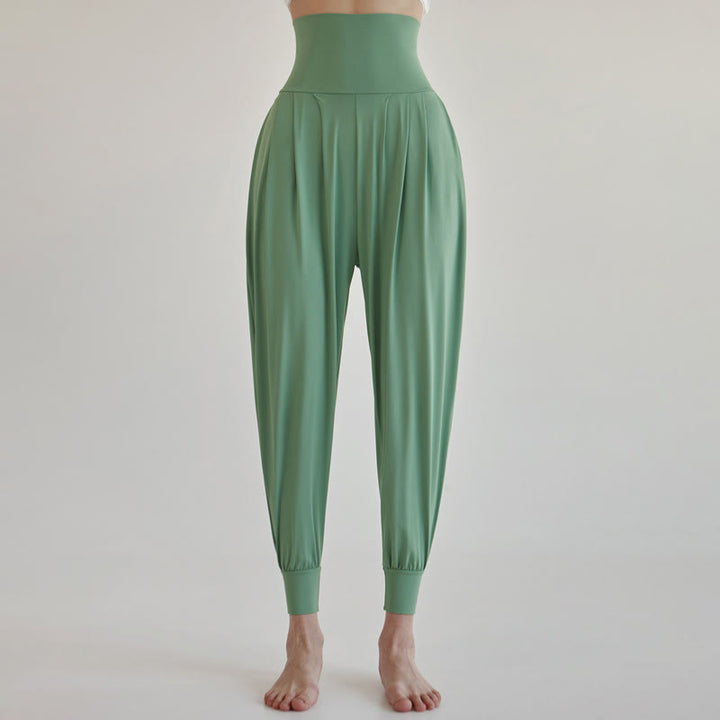 Pantalones Leica de talle alto, informales, de secado rápido y con bolsillos para mujer de Buddha Stones - Aguamarina mediana - US4,UK/AU8,EU36 (L) - image 28