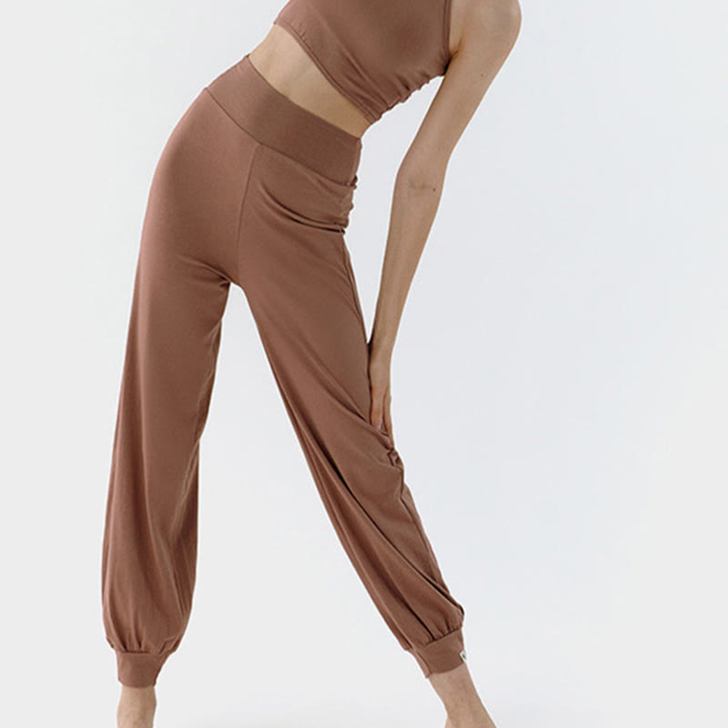 Pantalones Leica de talle alto, informales, de secado rápido y con Buddha Stones para mujer - image 2