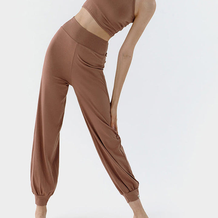 Pantalones Leica de talle alto, informales, de secado rápido y con Buddha Stones para mujer - image 2