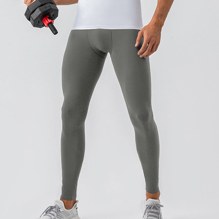 Pantalones deportivos transpirables elásticos de cintura alta con diseño de Buddha Stones para hombre