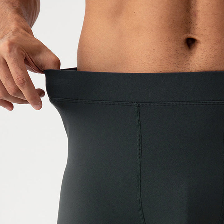 Pantalones deportivos transpirables elásticos de cintura alta con diseño de Buddha Stones para hombre