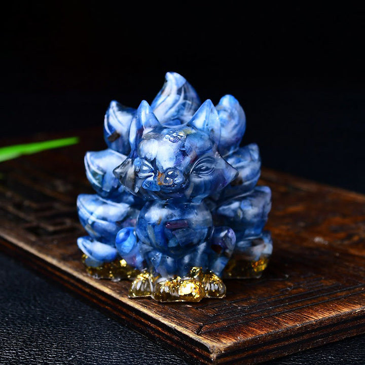 Buddha Stones naturales, varios cristales, cuarzo fresa, amatista, zorro de nueve colas, protección, decoración del hogar