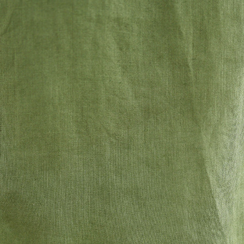 Chaleco sin mangas de algodón y lino para mujer, con cuello redondo, diseño de volantes y cordón ajustable, de Buddha Stones, para verano - image 11