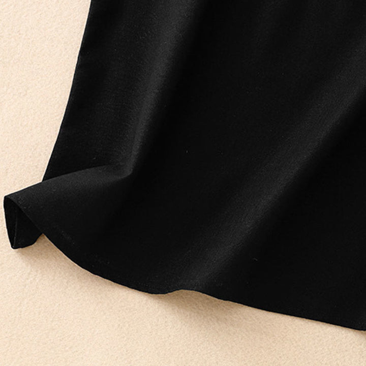 Chaleco sin mangas de lino y algodón con cuello cuadrado de verano para mujer con Buddha Stones - image 12