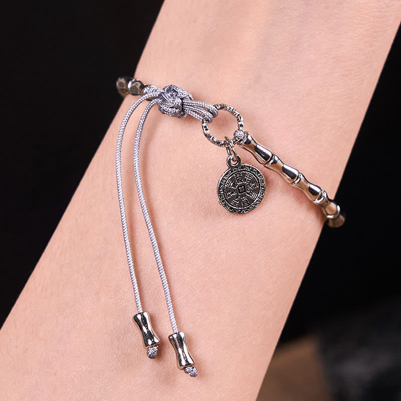 Pulsera de Buddha Stones, cinco monedas del emperador, fantasmas de la montaña, para gastar dinero