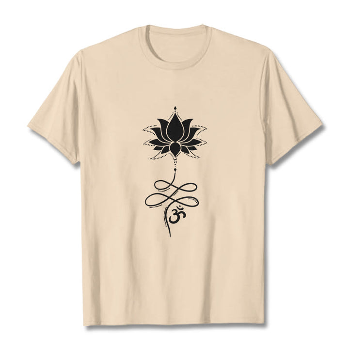 Camiseta sánscrita Buddha Stones Lotus OM - Sopa de mariscos - 2XL - image 9