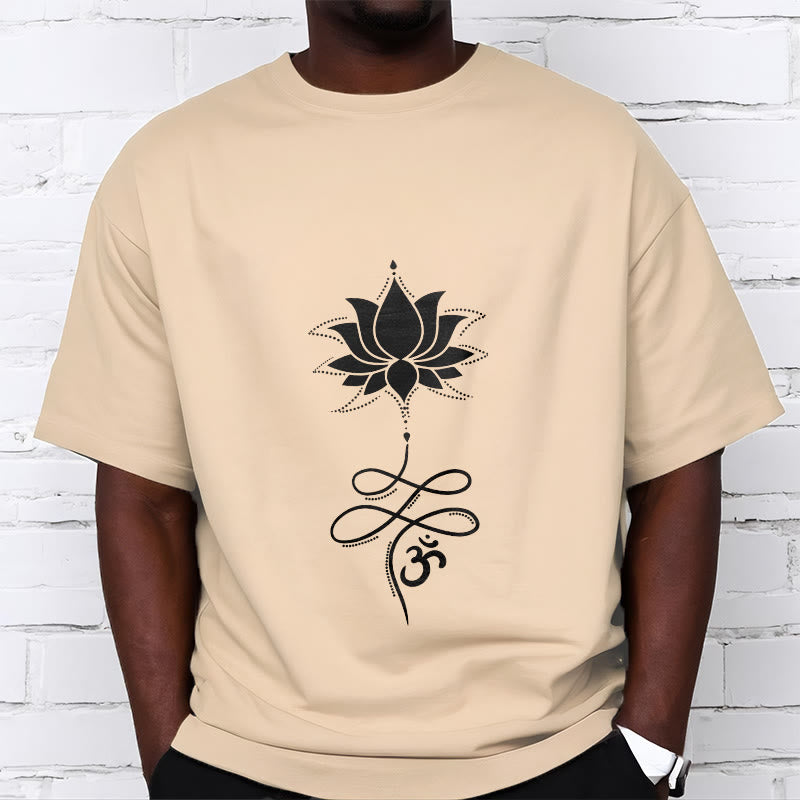 Camiseta sánscrita Buddha Stones Lotus OM - image 10