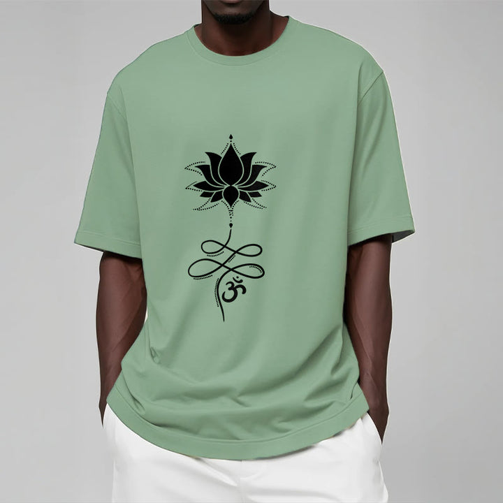 Camiseta sánscrita Buddha Stones Lotus OM - image 16