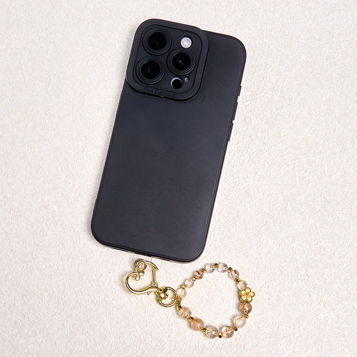 Bolsa colgante con cadena espiritual de flor de ciruelo con cristales naturales de Buddha Stones Super Seven