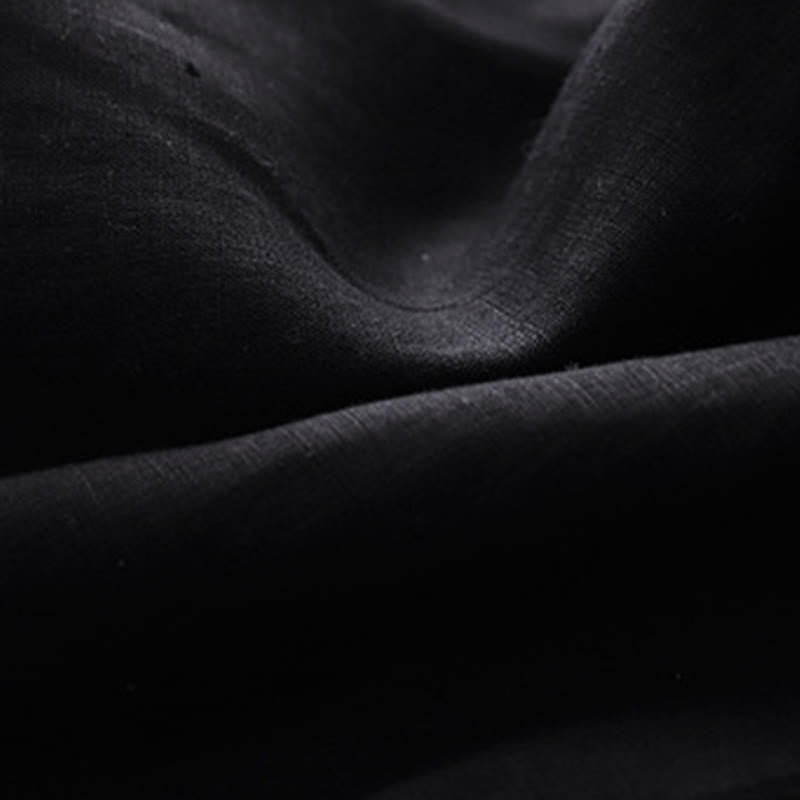 Vestido midi sin mangas de diseño sencillo con cuello redondo y colores puros de estilo casual de verano con Buddha Stones - image 14