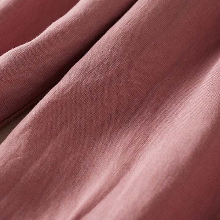 Pantalones harén con bordado de flores pequeñas de verano y bolsillos de Buddha Stones - image 16