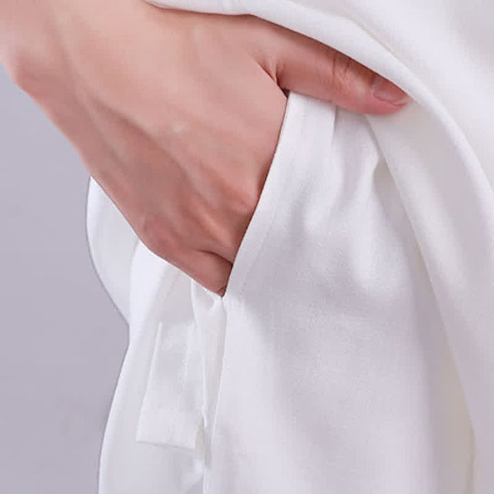 Conjunto de ropa unisex de lino y algodón con Buddha Stones, tai chi, qigong, oración, práctica espiritual zen - image 6