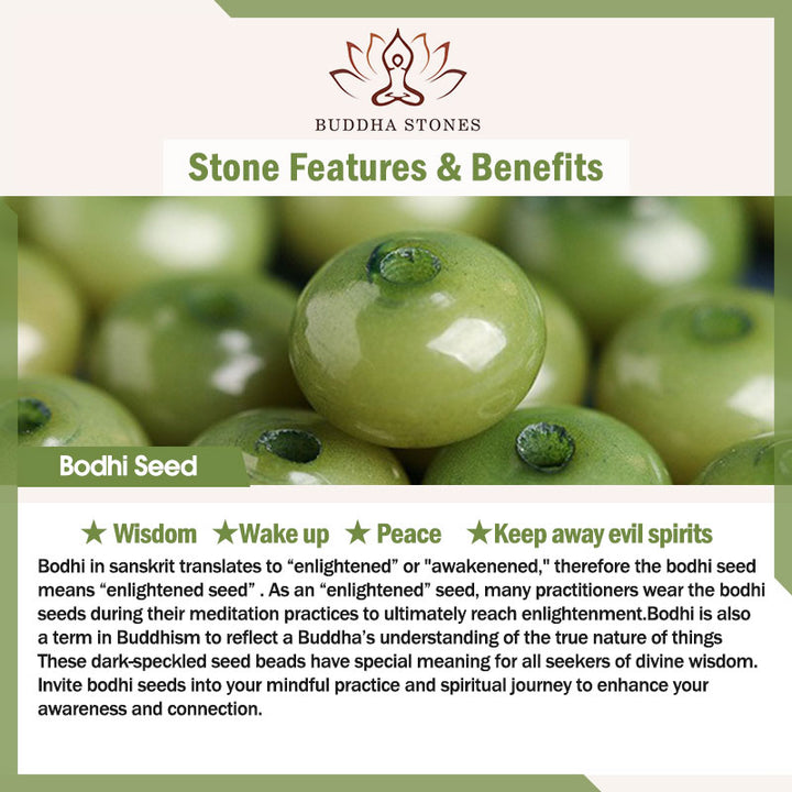 Pulsera tibetana de semilla de Bodhi cian, cuentas Dzi de cáscara de coco para mantener alejados los espíritus malignos