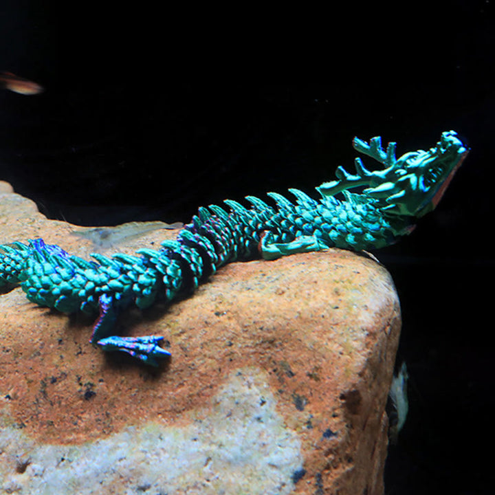 Buddha Stones , dragón luminoso impreso en 3D, para la suerte y el éxito, decoración del hogar.