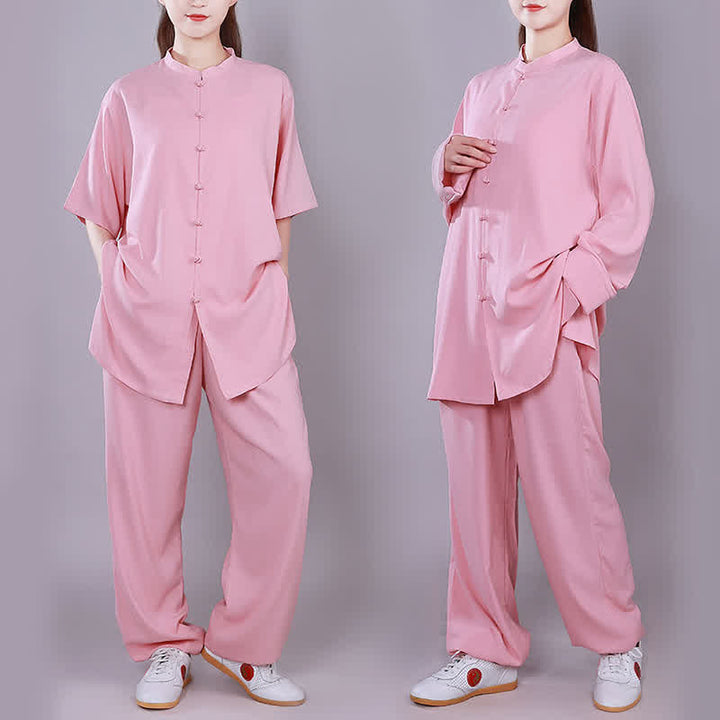 Conjunto de ropa unisex de lino y algodón con Buddha Stones, tai chi, qigong, oración, práctica espiritual zen - image 10