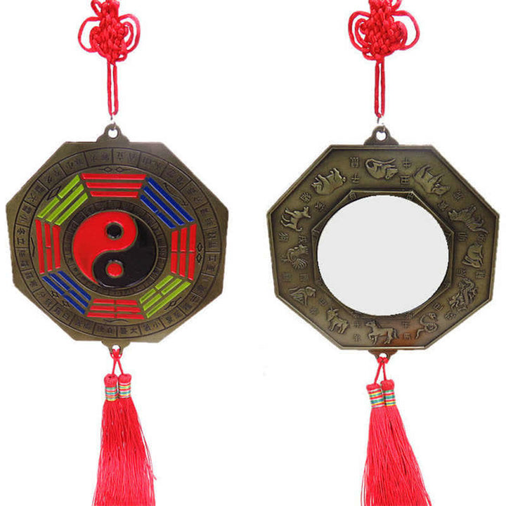 Feng Shui Bagua Mapa Chino Anudado Armonía Energía Mapa Espejo - Mapa Bagua de 15 cm - image 23