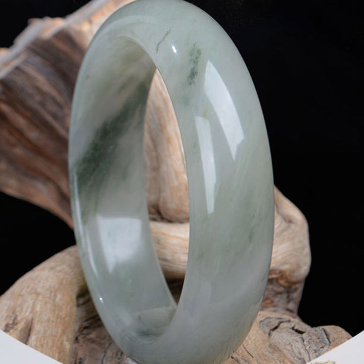 Brazalete curativo de la suerte de jade natural
