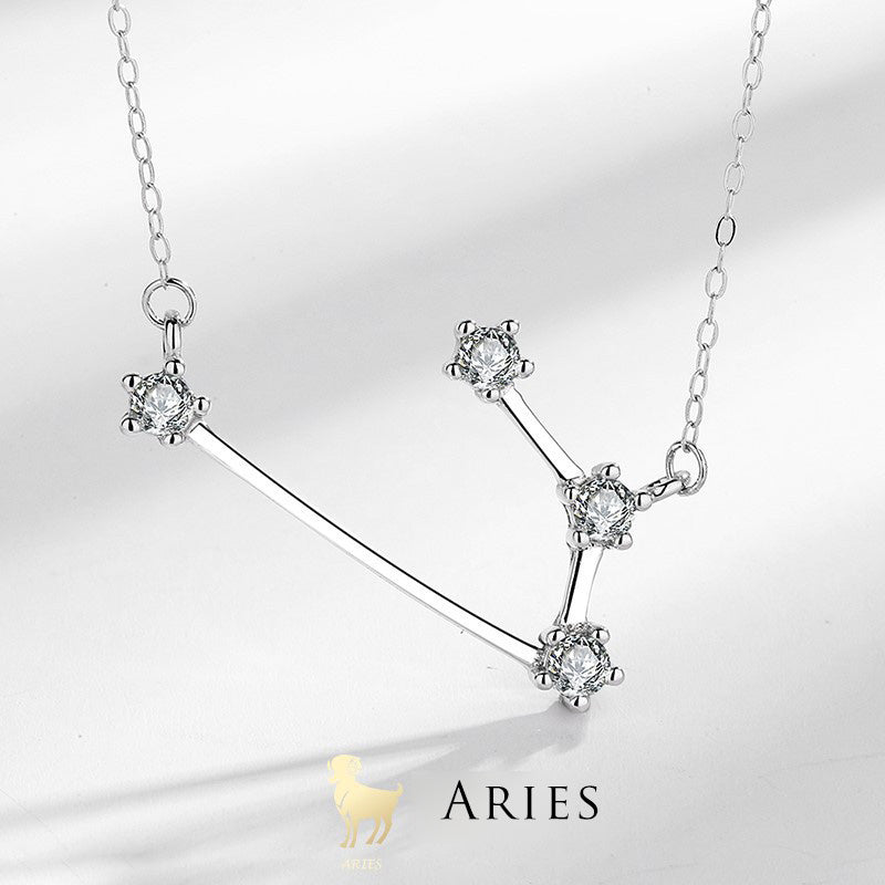 Colgante de plata de ley 925 con Buddha Stones , 12 constelaciones del zodíaco, astrología, bendición - Aries - image 19