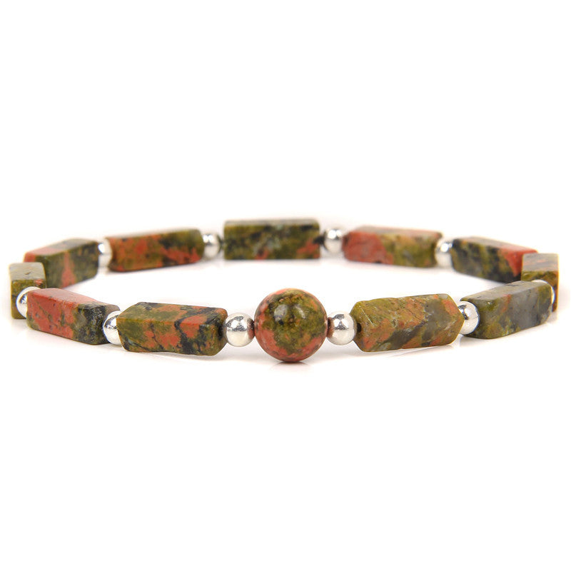 Pulsera de equilibrio espiritual con Buddha Stones, cristal natural, amatista, ojo de tigre