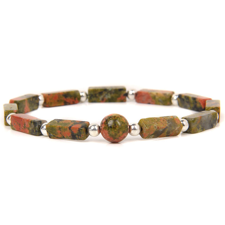 Pulsera de equilibrio espiritual con Buddha Stones, cristal natural, amatista, ojo de tigre