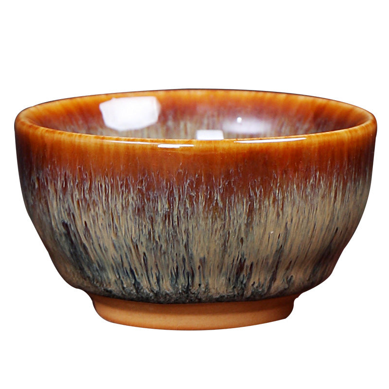 Taza de té de cerámica con diseño del zodíaco chino, 12 Buddha Stones, Kung Fu Jian, taza de té chino Zhan, 73ml