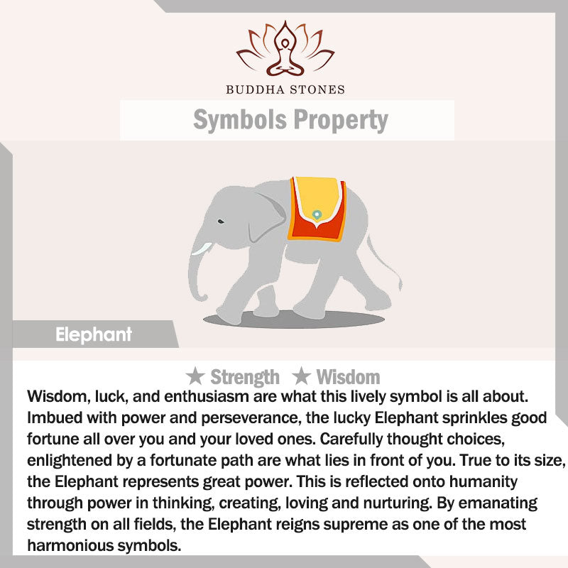 Pendientes FengShui Elefante Jade Blanco Fortuna