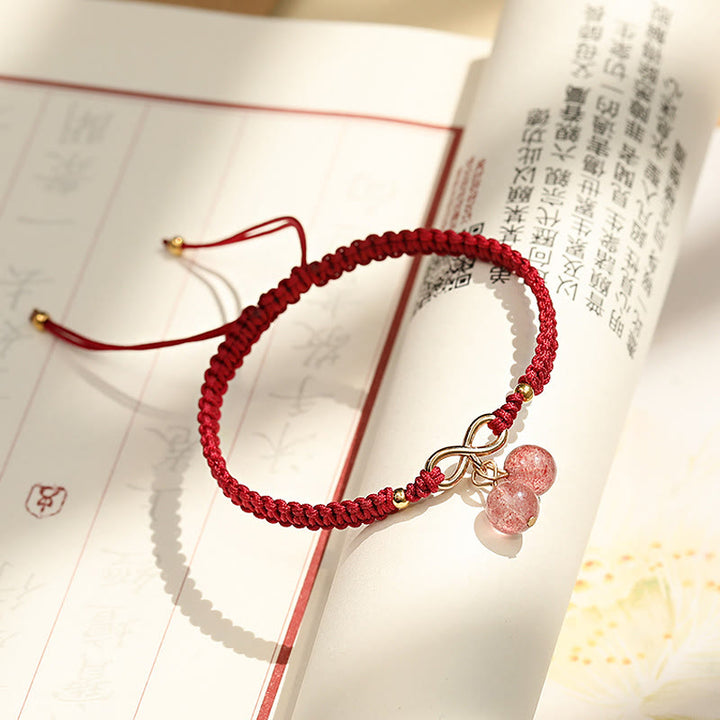 Pulsera positiva con cuentas fantasma, cuarzo fresa Natural, amatista, verde, Buddha Stones