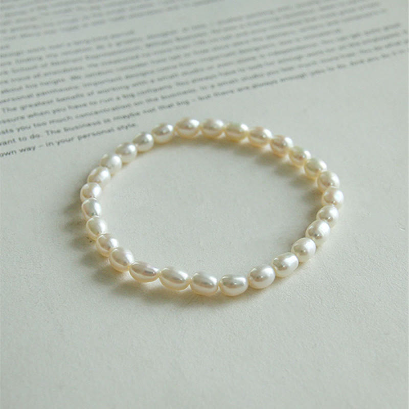 Pulsera con cuentas curativas de perlas naturales de Buddha Stones