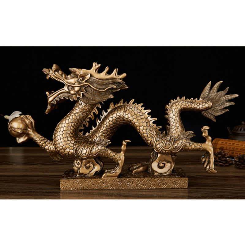 Buddha Stones Feng Shui Dragón Auspicioso Nube Riqueza Suerte Decoración - image 17
