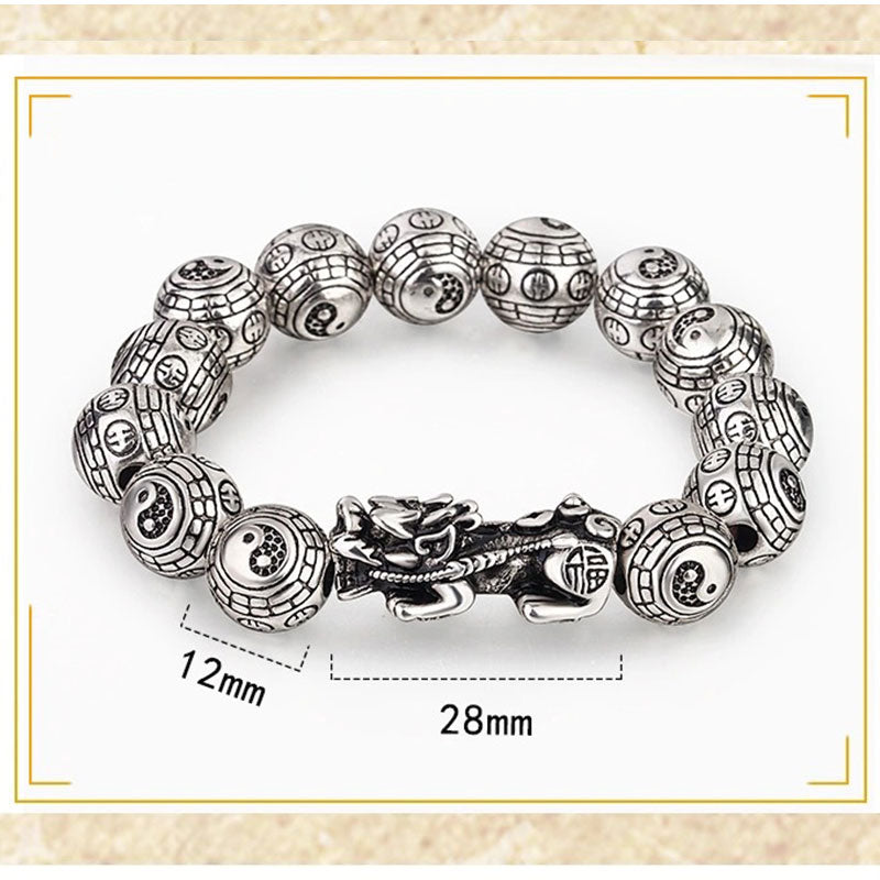 Pulsera de riqueza tibetana FengShui PiXiu con Buddha Stones